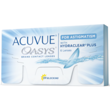 Lentes de Contato Acuvue Oasys Astigmatismo
 Lentes de Contato Acuvue Oasys Astigmatismo
