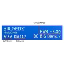 Lentes de Contato Air Optix Hydraglyde. Lentes de Contato Air Optix Hydraglyde.