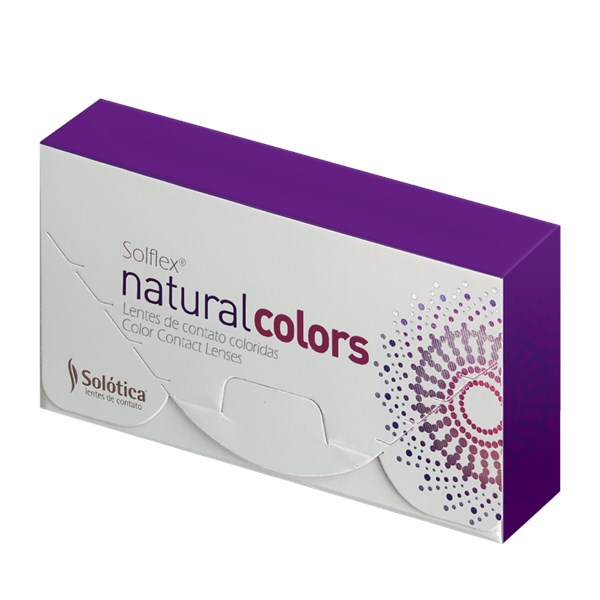 Lentes de Contato Colorida Solflex Natural Colors sem Grau